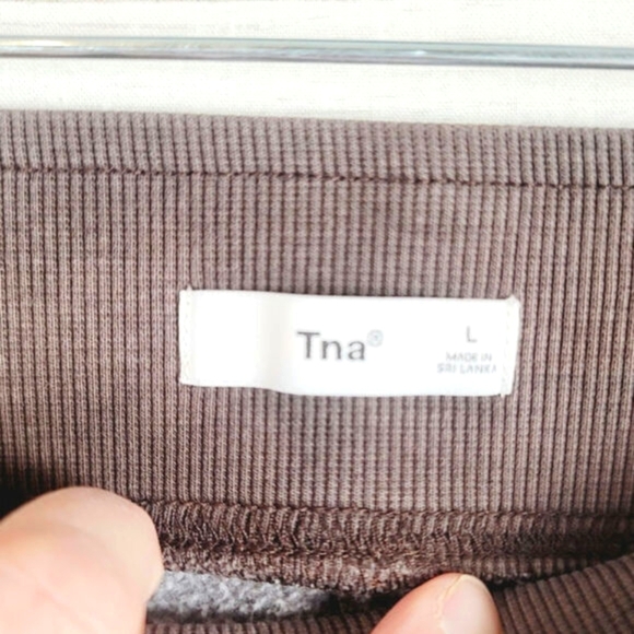 TNA TAUPE BROWN SOFT JOGGERS, SZ LARGE - Picture 4 of 13